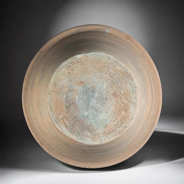 Ceramic Large Spanish Fajalauza Ceramic Bowl from Lebrillo For Sale - Image 7 of 8