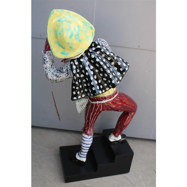 Pantalone Carnival Ceramic Sculptue by Otelo Rosa for Sanpolo Venezia For Sale - Image 6 of 16
