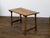 Italian 19th Century Walnut Console Table with Column Legs and Iron Stretchers For Sale - Image 9 of 12