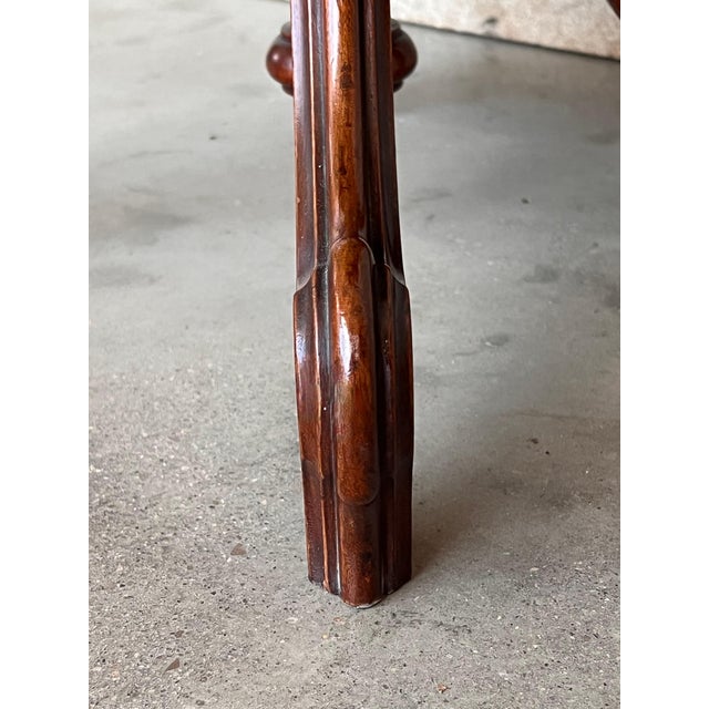 Mid 20th Century Victorian Burr Walnut Inlaid Oval Coffee Table For Sale - Image 14 of 18