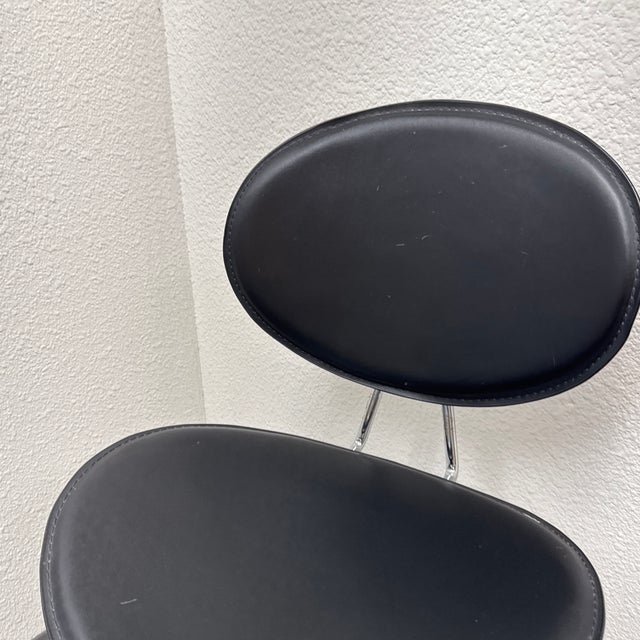 Contemporary Adjustable Swivel Stool For Sale - Image 12 of 12
