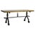 French Walnut Top and Wrought Iron Coffee Table, 1960 For Sale - Image 11 of 11