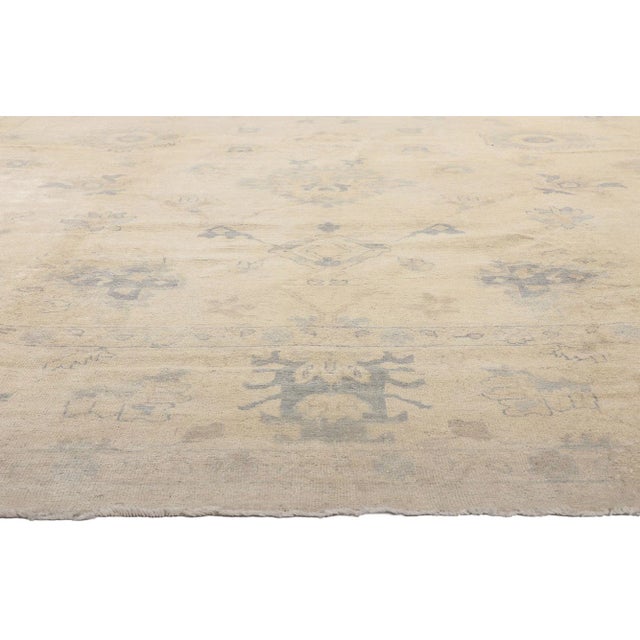 Vintage Soft Color Oushak Rug - 11'10 X 14'11 For Sale - Image 4 of 10
