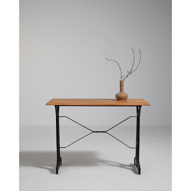 Cast Iron Bistro Table, Antique, France, Early 20th Century For Sale - Image 12 of 12
