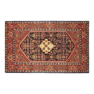 Antique Persian Hamadan Oriental Rug, in Small Size, w/ Herati Design