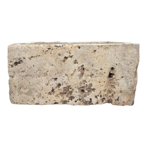 Antique Limestone Trough 51626a 28"w