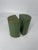 Set of Faux Leather Regal Green and Gold Bookends For Sale In Greenville, SC - Image 6 of 8