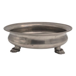 Swedish Grace Pewter Bowl attributed to Anna Petrus for Firma Svenskt Tenn, 1928 For Sale