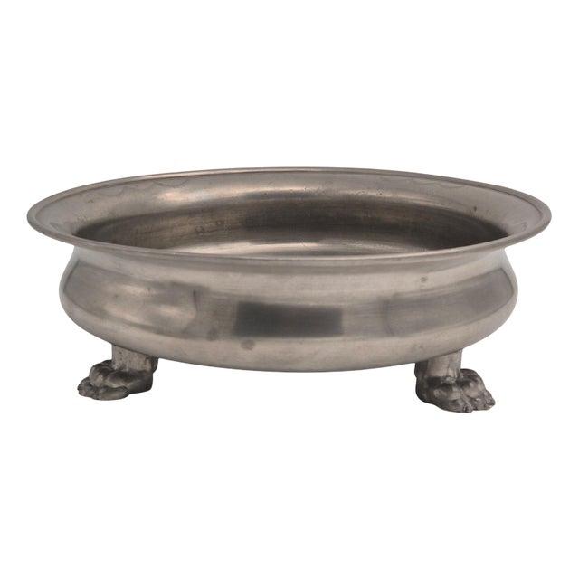 Swedish Grace Pewter Bowl attributed to Anna Petrus for Firma Svenskt Tenn, 1928 For Sale