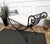 Cream Italian Metal Iron Bench with Roll Arm, 1960s For Sale - Image 8 of 11