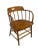 Boling Chair Company Pair of Vintage Boling Chair Company Wooden Club Captains Chairs For Sale - Image 4 of 9
