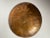 Vintage Organic Modern Red Enamel Copper Backed Decorative Plate For Sale In Houston - Image 6 of 10