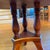 Round Tier Three Leg Regency Salon Table With Gold Claw Feet and Gold Accent For Sale - Image 10 of 18