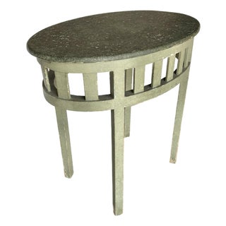 Early 20th Century French Pine Patinated Side Table For Sale