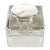 Antique Scottish Crystal and Sterling Silver Inkwell For Sale