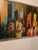Vintage Mid Century Modern Signed Painting Reflection For Sale - Image 4 of 12