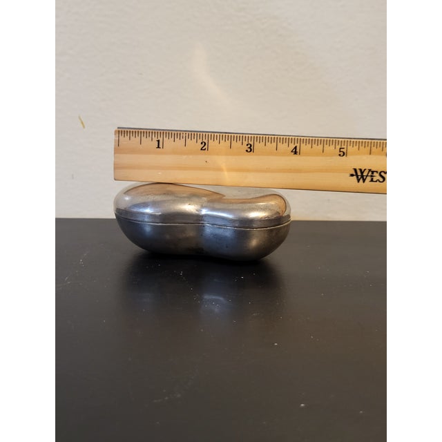 Metal 1980s Godinger Heart Shaped Vintage Silver Ring Box For Sale - Image 7 of 12