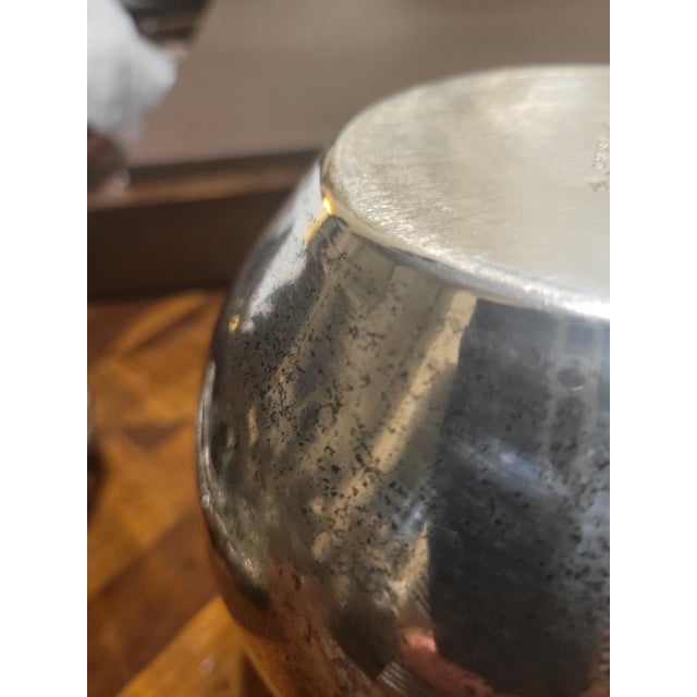 Collectible Mbahr Silver Plated Pot With Rope Handles For Sale In Dallas - Image 6 of 10