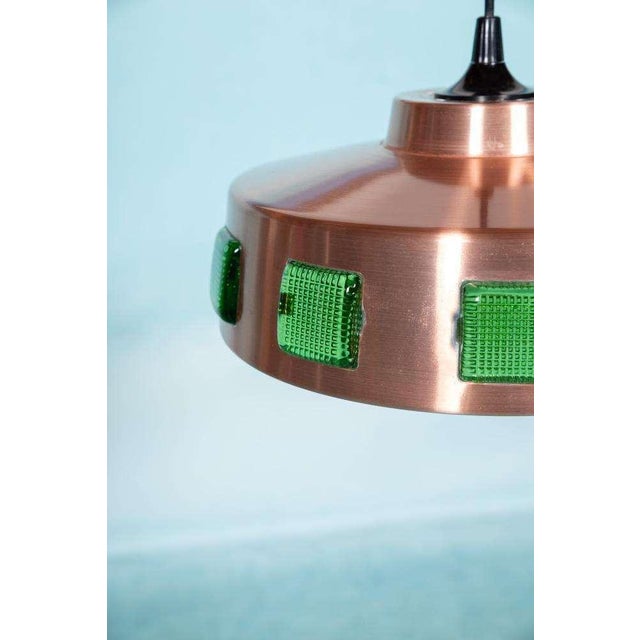 Space Age Hanging Lamp in Colored Glass For Sale - Image 6 of 15