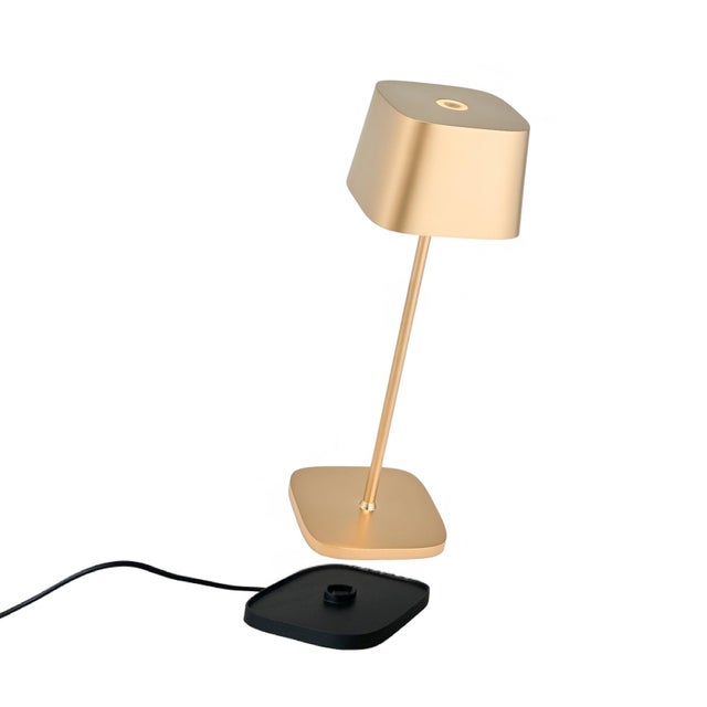 Ofelia Pro Table Lamp - Satin Brass For Sale - Image 4 of 5