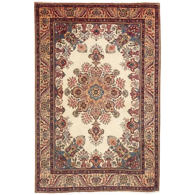 Middle Eastern Hand-Knotted Wool Tabriz Rug For Sale - Image 11 of 11
