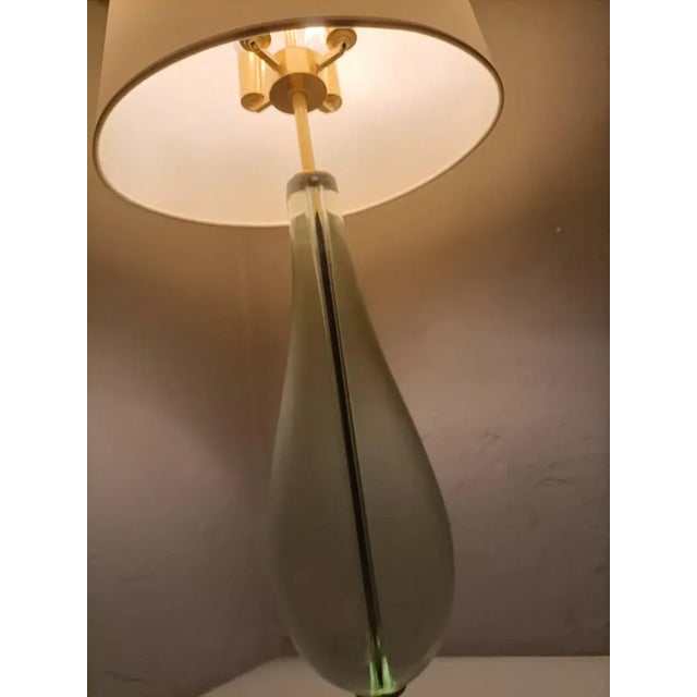 Table Lamp in Brass and Glass by Max Ingrand for Fontana Arte, 1950s For Sale - Image 11 of 13