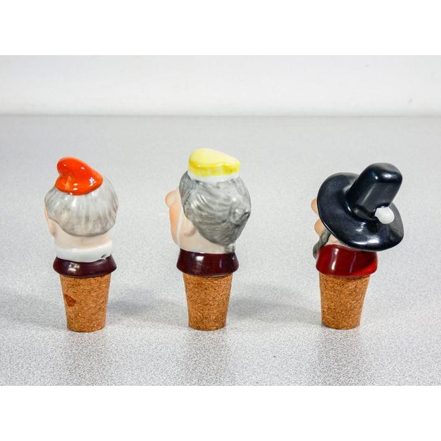 Porcelain Stoppers from Wagner & Apel, Set of 6 For Sale - Image 4 of 13