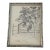 1940s Original Ink Drawing of Tree and Fence in Silverleaf Frame For Sale