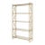 Century Furniture Modern Gold Geometric Tyler Etagere For Sale