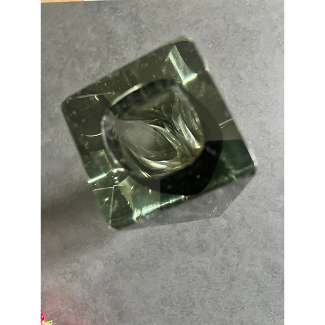 1960s Large Sommerso Murano Vase in Gray, 1960s For Sale - Image 5 of 7