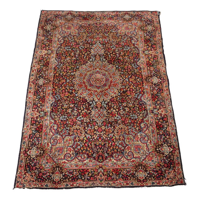 Kerman Rug in Cotton and Wool, Iran For Sale
