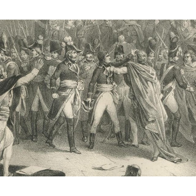 19th Century Madou, Bonaparte in the Council of Five Hundred, 1827, Lithograph For Sale - Image 5 of 9