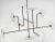 Visual Comfort Ian K. Fowler for Visual Comfort Signature Calvino X-Large Arched Chandelier in Aged Iron & Hand-Rubbed Antique Brass with Clear Glass For Sale - Image 4 of 7