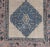 Textile Vintage Persian Hamadan Distressed Runner With Medallion Design in Navy Blue Keivan Woven Arts For Sale - Image 7 of 11