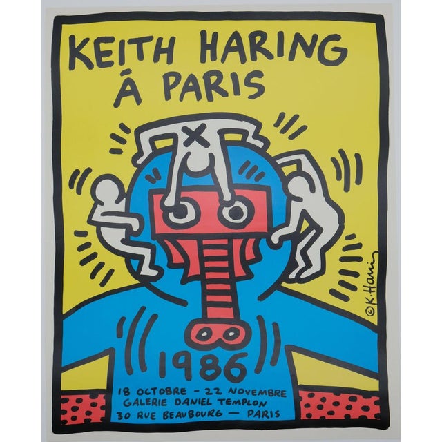 Galerie Templon Poster by Keith Haring For Sale - Image 6 of 6