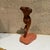 Wood Mid-Century Modern Female Sculpture Hand Carved Mahogany Wood For Sale - Image 7 of 11