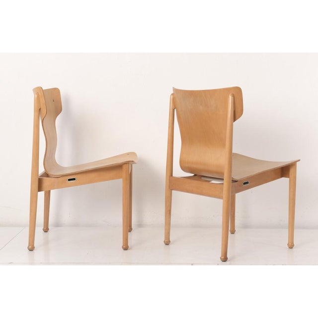 Mid-Century Modern Stacking Chair from Portex, 1944 For Sale - Image 3 of 6