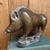 1950s Wild Boar Bronze Sculpture Razor Back Boar For Sale - Image 9 of 11