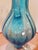 Italian Ribbed Murano Art Glass Vase For Sale - Image 3 of 7