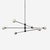 Not Yet Made - Made To Order Three Tier Chandelier, Black, 21.5in H, 3 Inch Glass Globes, by Research.Lighting, Modern, Minimal Hanging Light For Sale - Image 5 of 10