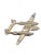 Vintage Us Army Air Forces Wwii Sterling Silver P-38 Lightning Airplane Brooch For Sale In Los Angeles - Image 6 of 8