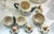 1930's Japanese Tea Set, Sugar Bowl and Sugar Cube Set With Bees on Their Tops For Sale - Image 4 of 6