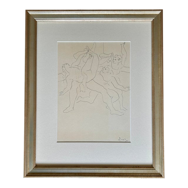 Pablo Picasso Four Ballet Dancers Signed Original Print For Sale