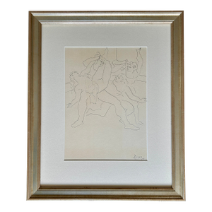 Pablo Picasso Four Ballet Dancers Signed Original Print