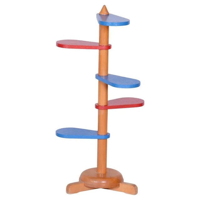 Mid-Century Flower Stand in Beech, 1950s For Sale - Image 10 of 10