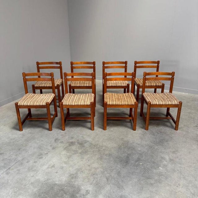 Vintage Dining Chairs from Asko, Finland, 1960s, Set of 8 For Sale - Image 3 of 17