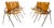 Vintage Folding Chairs by Xavier Matégot, 1985, Set of 6 For Sale
