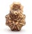 Cast Brass Gilded Fluted Passage Door Knob Set For Sale - Image 4 of 9