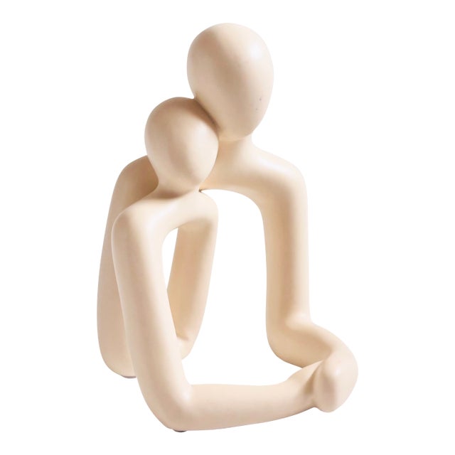 Vintage Figurative Ceramic Sculpture For Sale