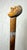 Antique 1800's Hand Carved Nut Wood Sterling Silver Man Face Walking Stick Cane For Sale In New York - Image 6 of 17